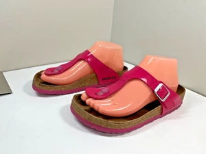 Birkenstock Gizeh Hot Pink Fuchsia Zehenstegsandalen Pantoletten Damen US 6 EU 37 - Bild 1 von 8