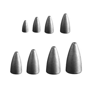 10 Stck. Angeln Blei Sinker 2/3,5/5/7/10G Kugelwerkzeug Plumb Bob Gewichte Tackle Acc - Bild 1 von 11