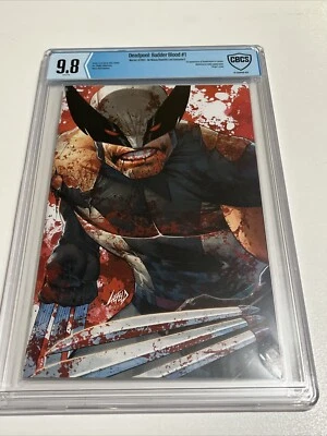 Deadpool: Badder Blood #1 CBCs 9.8 Rob Liefeld Stashloot "Virgin" Cover - Image 1 of 2