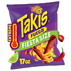 Takis Fuego Fiesta Size Bag Hot Chili Pepper & Lime Rolled Tortilla Chips 17 oz