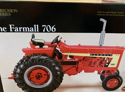 Ertl Precision Series Case IH Farmall 706 Tractor 1/16 Scale   Die Cast - Image 1 of 4