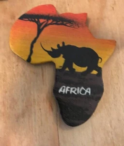 A Lot of 9 Kenyan African Safari Refrigerator Magnet Souvenirs - Picture 1 of 12