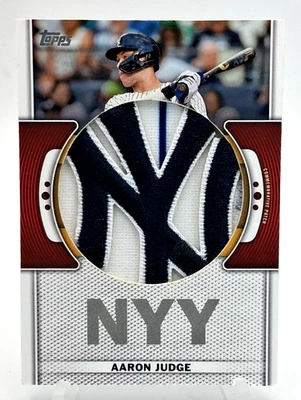 2023 Topps Series 1 Team Patch Comemorativo Aaron Judge NYY Bordado LEIA** - Imagem 1 de 2
