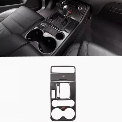 Soft carbon fiber Inner Gear Shift Frame Cover Trim For Volkswagen Touareg 11-18 - Image 1 of 4