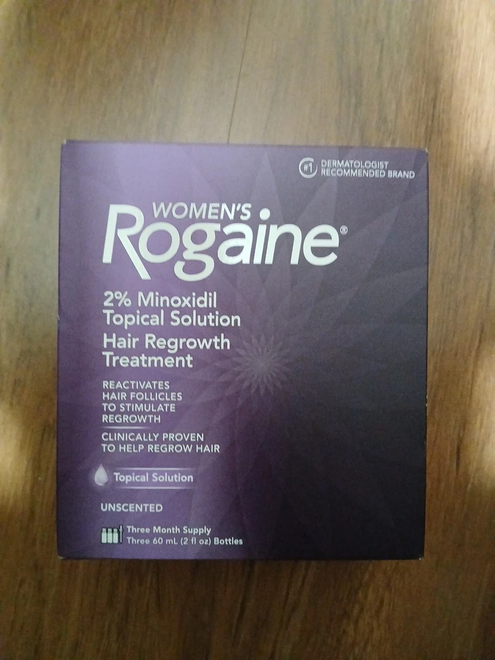 Solución tópica para mujer ROGAINE tratamiento de regeneración del cabello 3 meses Supply Exp 2028+ Foto 1 de 1