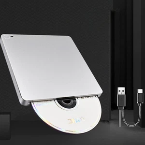 Portable CD Writer Burner Brenner Externer CD-Brenner Dual-Interface-CD-Brenner - Afbeelding 1 van 12