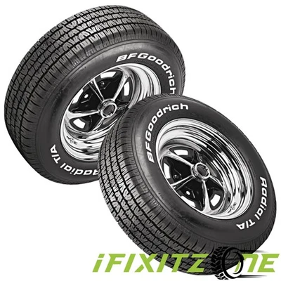 2 BFGoodrich Radial T/A 155/80R15 83S All Season Performance White Letters Foto 1 de 4