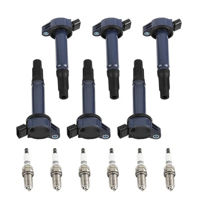 Катушки зажигания + свечи зажигания для Lexus ES350 RX350 RX450h 3,5 л V6 UF487 упаковка 6 шт. - Изображение 1 из 4