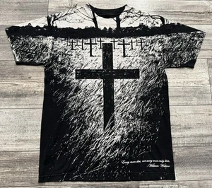 Vintage Zero Jamie Thomas Shirt Cross AOP Skate Tee Every Man Dies William Wall. - Bild 1 von 9