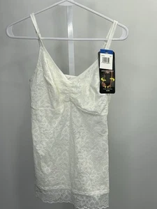 Bali Top Solutions White Lace Semi Sheer Camisole Tank Top, Size X-large.NWT.2M - Bild 1 von 5