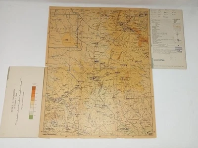 Map: Southern Rhodesia Aeronautical Edition: Gwelo Sheet, 1941, Gweru, Zimbabwe - Image 1 of 2
