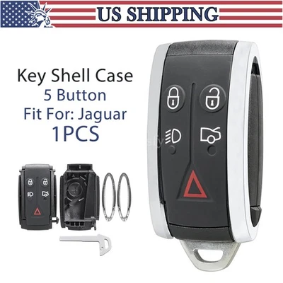 Reemplazo para Jaguar XF XK XKR 2009 2010 2011 2012 Mando a distancia Llavero Carcasa Estuche Foto 1 de 4