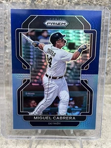 2021 Panini Prizm Tier III Blue & Carolina Blue Prizm Miguel Cabrera #250 - Bild 1 von 2