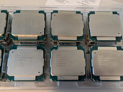 数量 2 件装英特尔 SR1XF 至强 E5-2697V3 2.6Ghz 14核插座 2011 CPU 处理器 — 第 1/2 张图片