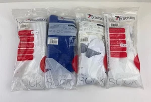 Calze calcio Precision Pro ragazzo 12-2/2-6 confezione da 4 paia bianco e blu royal - Foto 1 di 8