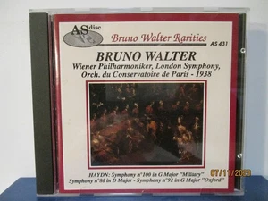 Bruno Walter - Rarities - Haydn Symph. 100 in G Minor - CD - MINT - 25-2691 - Foto 1 di 3