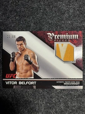 2012 Topps UFC Knockout Premium Pieces /88 Vitor Belfort #PP-VB Hall Of Fame - Image 1 of 4