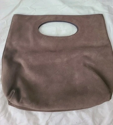 Banana Republic Suede Foldover Clutch Bag Banana Republic Popular item, cute - Image 1 of 4