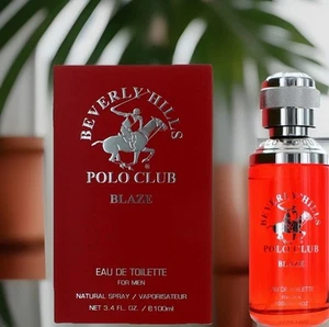 🔥 BLAZE by BEVERLY HILLS POLO CLUB Cologne Spray EDT 3.4 oz NEW SEALED - Picture 1 of 6