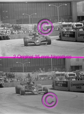 2 Original 35mm Negative F1 Andretti, Peteson - Lotus 1978 Long Beach Formula 1 - Image 1 of 3
