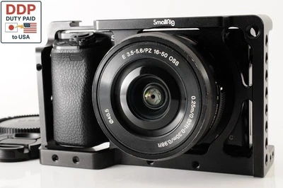 Sony a6000 ILCE-6000 Digital Camera 16-50mm Lens 【MINT w/Camera cage】 Japan... - Image 1 of 4