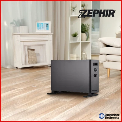 Termoconvettore FanCoil Stufetta Caldo Pavimento Basso Consumo Termostato ZEPHIR - Immagine 1 di 4