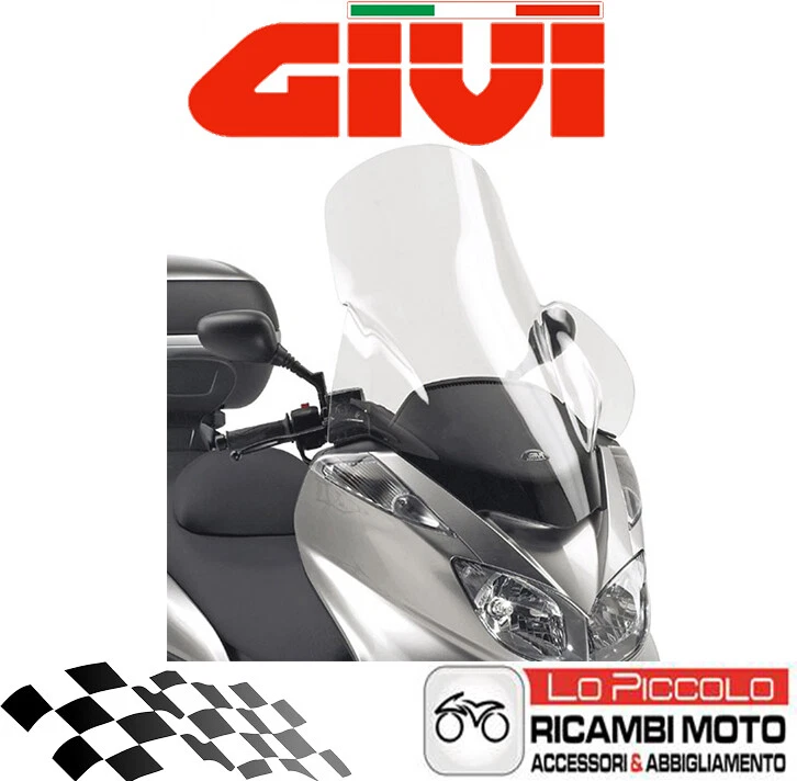 YAMAHA MAJESTY 400 2004 2005 2006 2007 GIVI PARABREZZA INVERNALE TRASPARENTE - Immagine 1 di 1