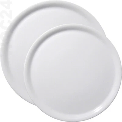 28/ 31/ 33/ 35 cm Pizzateller Porzellan Pizza Teller weiß Kuchenplatte GASTRO - Bild 1 von 2