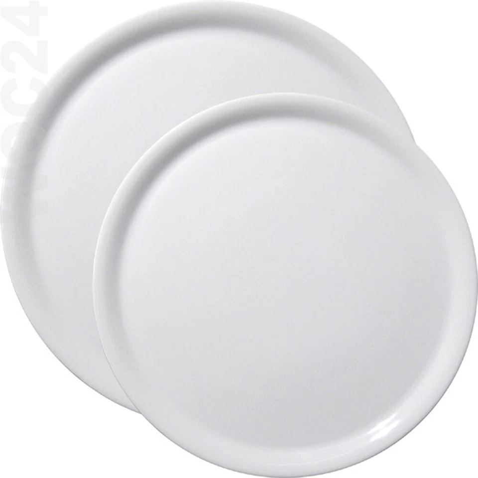 28/ 31/ 33/ 35 cm Pizzateller Porzellan Pizza Teller weiß Kuchenplatte GASTRO - Bild 1 von 2
