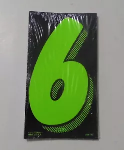Number 6 Large Stickers Car Sale Price Year Big 7.5" Number Decal Window QTY 12 - Picture 1 of 1