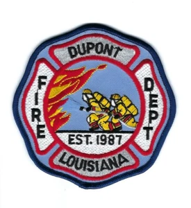 Dupont (Avoyelles Parish) LA Louisiana Fire Dept. patch - NEW! - Picture 1 of 1