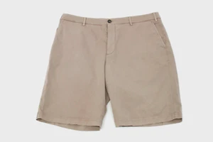 NWT Brunello Cucinelli Mens Bermuda Shorts W/Logo Engraved Hardware 58/42US A228 - Picture 1 of 6