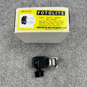Testrite Instrument Company Fotolite Light Stand Adapter LSA10 Made In USA - Picture 1 of 9