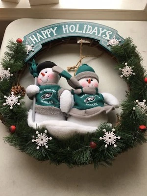 GRAN REGALO GUIRNALDA DE ÁGUILAS FILADELFIA FELICES FIESTAS ASPECTO RÚSTICO GUIRNALDA Foto 1 de 4