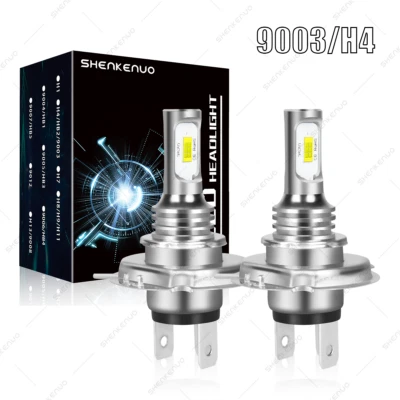 Kit de faros LED H4 9003 para Chevrolet Tracker 1999-2004 haz alto y bajo 6000 k Foto 1 de 4