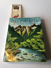 Rare French Vintage Book”mes Pyrenees”1962 Hand Made Book