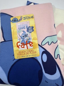 Stitch Love Ice Cream Beach Bath Pool Towel 27 in x 54 in for Kids and Adult - Picture 1 of 3