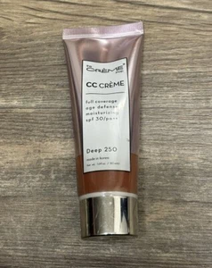 Creme Shop CC Creme Full Coverage Age Defense Moisturizing SPF 30 Deep 250 - Picture 1 of 3