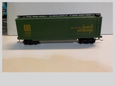 HO Scale Vintage Roco 40' Double Sliding Door Box Car Santa Fe ATSF #67382 W/KDs - Image 1 of 4