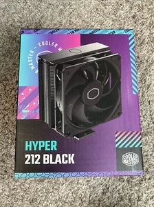 Cooler Master Hyper 212 Black CPU Air Cooler, SickleFlow 120 Edge Fan, Aluminum - Picture 1 of 1