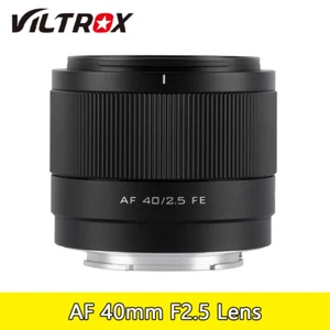 Viltrox AF 40mm F2.5 Full Frame Auto Focus Prime Lens for Sony E-mount Cameras - Picture 1 of 10