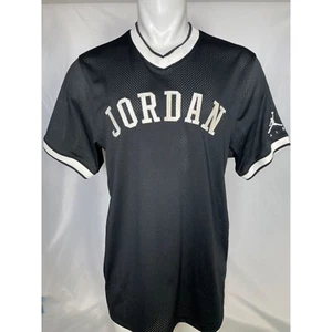 Michael Jordan Brand #23 Air Jordan Black Jersey Men's LARGE - Picture 1 of 10