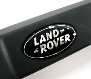 Genuine 'Land Rover' Black & Silver Rear Oval Badge for Discovery 3 / 4 - Picture 1 of 11