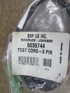 BRP 5035744 OEM OMC BRP Vintage 3-Pin Test Cord, NEW - Bild 1 von 2
