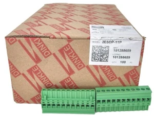 *New in Box of 100* DINKLE 2ESDP-11P TERMINAL BOCLK 11POS 5.08MM Scrw Plg - Picture 1 of 1