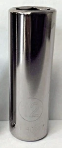 Llave de engranajes 80147 1/4" unidad 6 puntos profundidad enchufe métrico 12 mm - Imagen 1 de 2