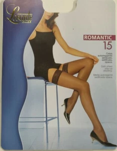 3 paia di AUTOREGGENTE LEVANTE ROMANTIC 15 taglia 2 DORE' - Foto 1 di 8
