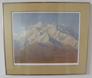 William Dorsey "Denali" signed limited edition print framed lithograph 291/950 - Picture 1 of 5