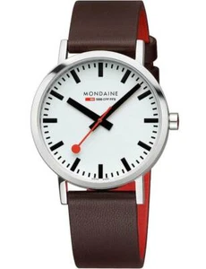 Mondaine A660.30360.11SBGV Mens Watch Classic SBB vegan 40mm 3ATM - Picture 1 of 8