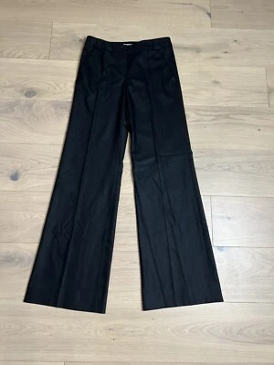 Womens BURBERRY London Wool Blend Angora Cashmere Bootcut Trousers Pants size 2 - Image 1 of 4